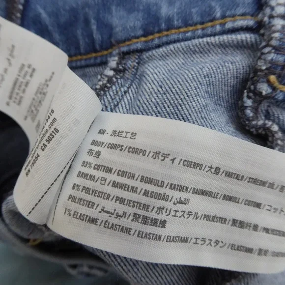 Abercrombie & Fitch Super Skinny Ankle High Rise Seam Jeans Women 27/4R Curve - Picture 11 of 12